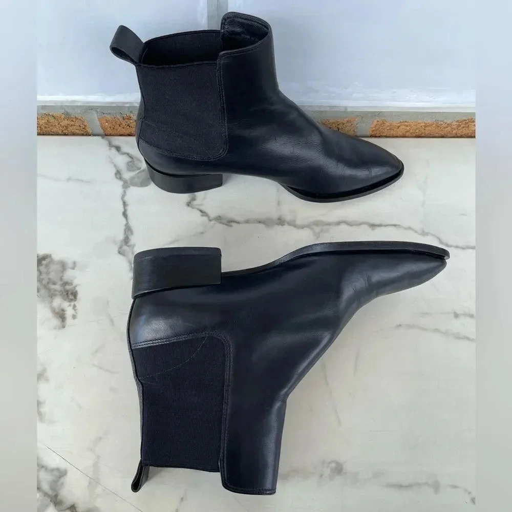 Vince leather ankle boots size 8 - Picture 7 of 13
